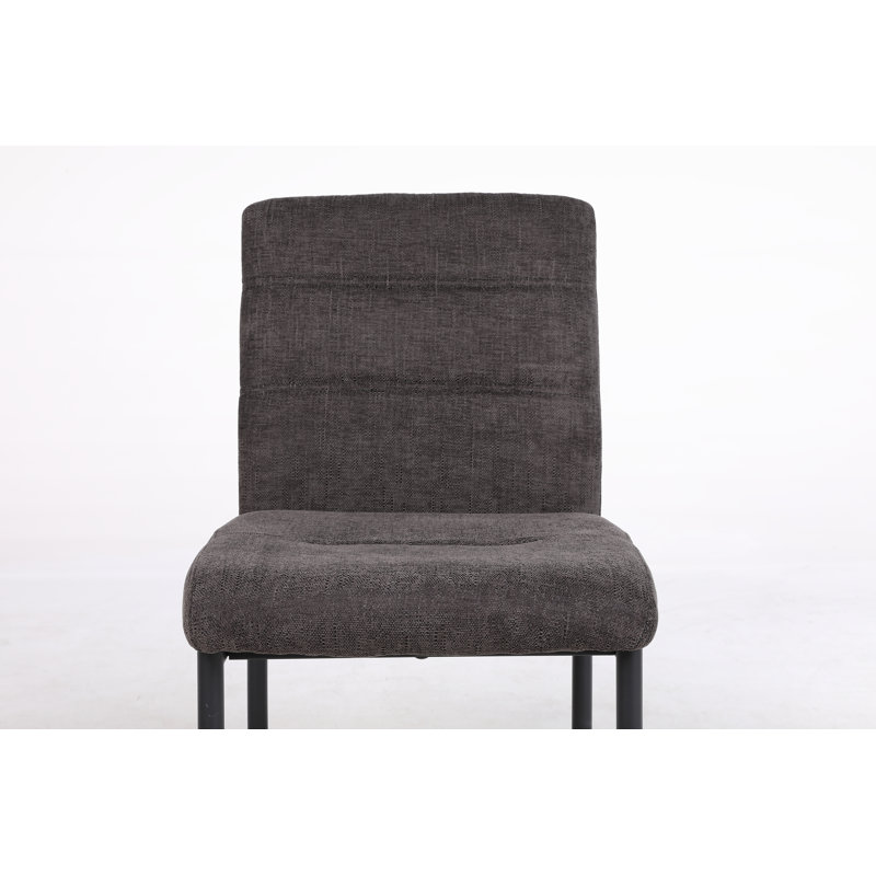 Upholstered Dining Chair, Black