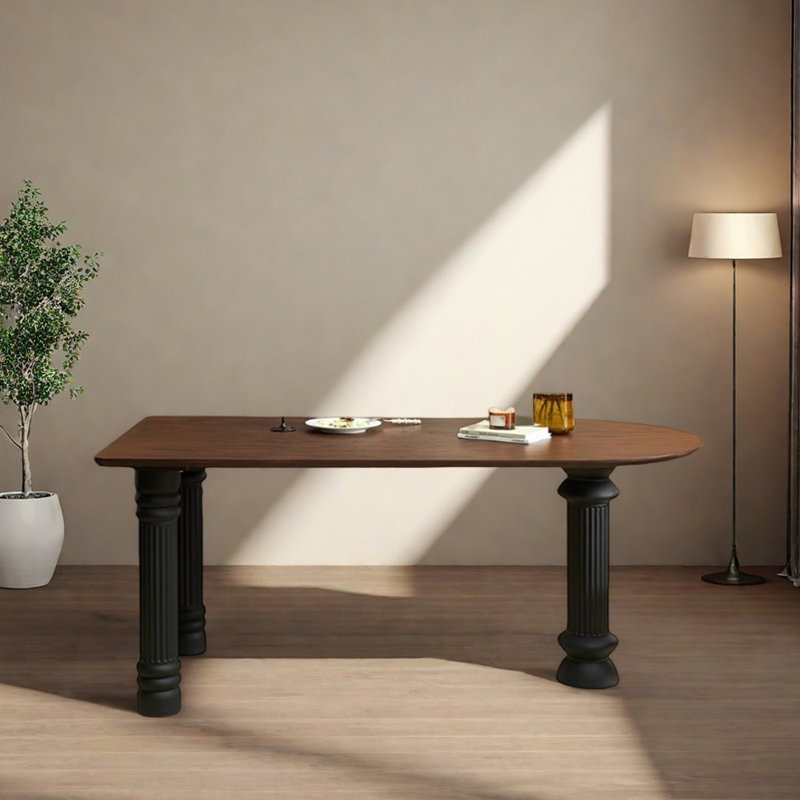 Table de salle à manger Vintage Elegant, H 29,52 po x L 70,86 po x l 31,49 po