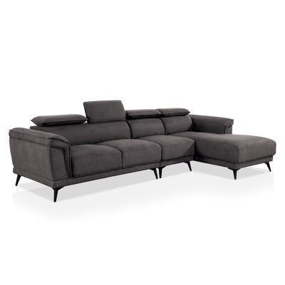 Upholstered L-Shaped Sectional Right Hand Facing