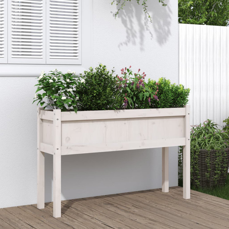 Pinckneyville Planter Box, 1, White