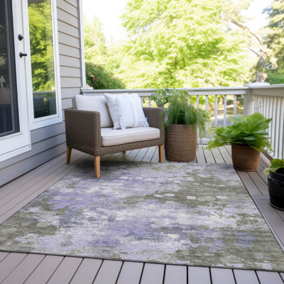Tapis lavande lavable à la machine intérieur / extérieur Xhevrie