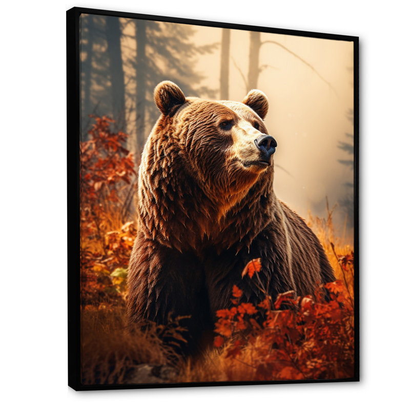 Ours Aveshlom Wild Bear majestueux II, Noir, H 20 po x l 12 po x P 1 po