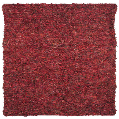 Tapis en cuir tissé à la main Schaefer
