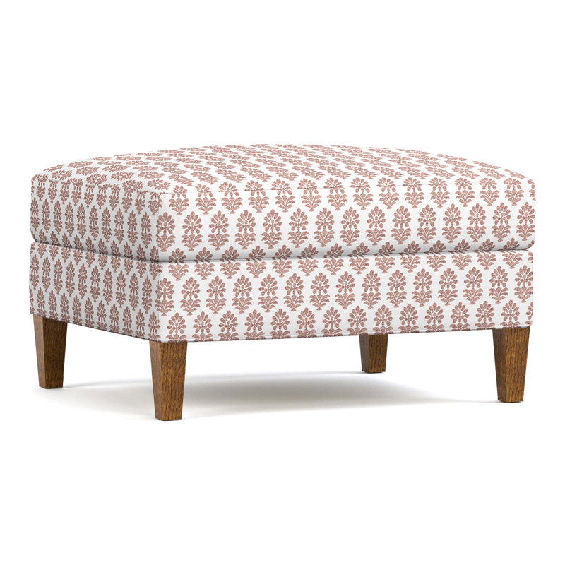 Surrey Hills Ottoman, Perigold Francine Dusty Rose