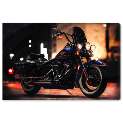 Art classique sur toile de moto moderne par Mancave par Notoriart