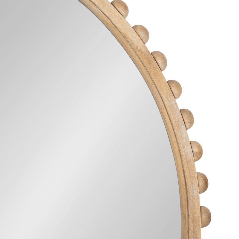 Miroir Beadbrook, 32.01" x 27.99", Bois naturel