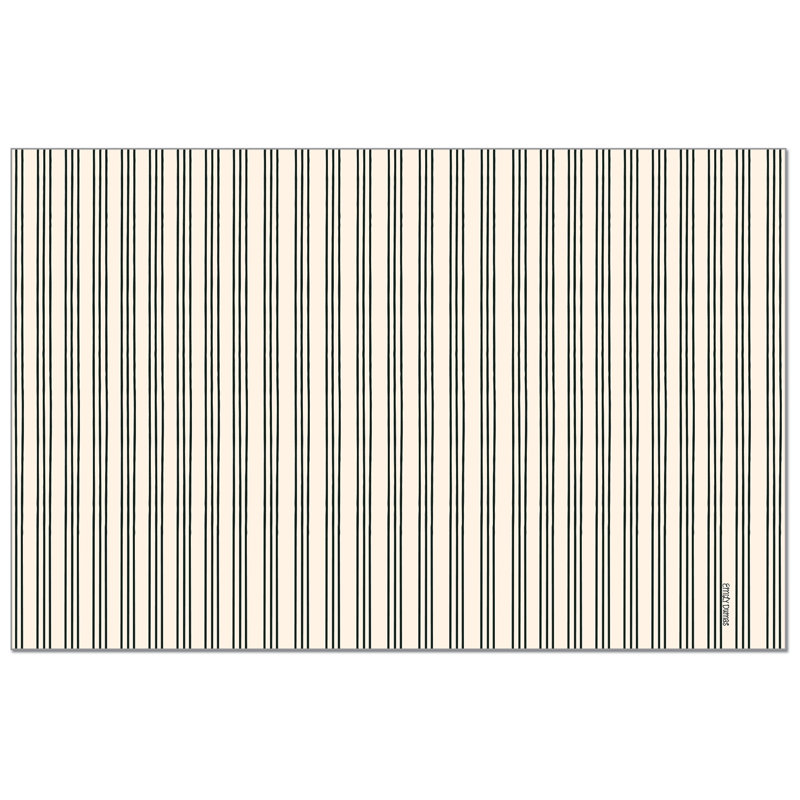Napperon en papier noir 24 feuilles Premium