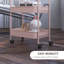Okemia 79cm H x 45cm W Utility Cart with Wheels-752076441