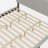 KING-Boucle Upholstered Solid Wood Bed Frame Soft Cloud Headboard Low Profile Bed Frame with RGB LED Lights（No Mattress Included）-119729695-119729697