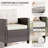 Arlayne 2-Person Outdoor Patio Seating Group with Cushions-1018693749