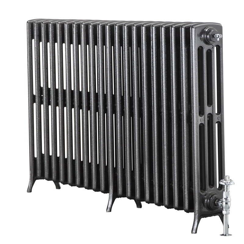 Aadhya Horizontal Radiator, 760mm H x 1232mm W x 175mm D, Pewter