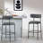 Kibariye Upholstered Counter Stool with Metal Frame-1783090313-1783090312