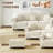 Mid-Century Modern 63" Velvet Upholstered Sofa With Nailhead Trim And Button Tufted, Modern Chesterfield Loveseat With 2 Pillows And Ottoman-1546236122