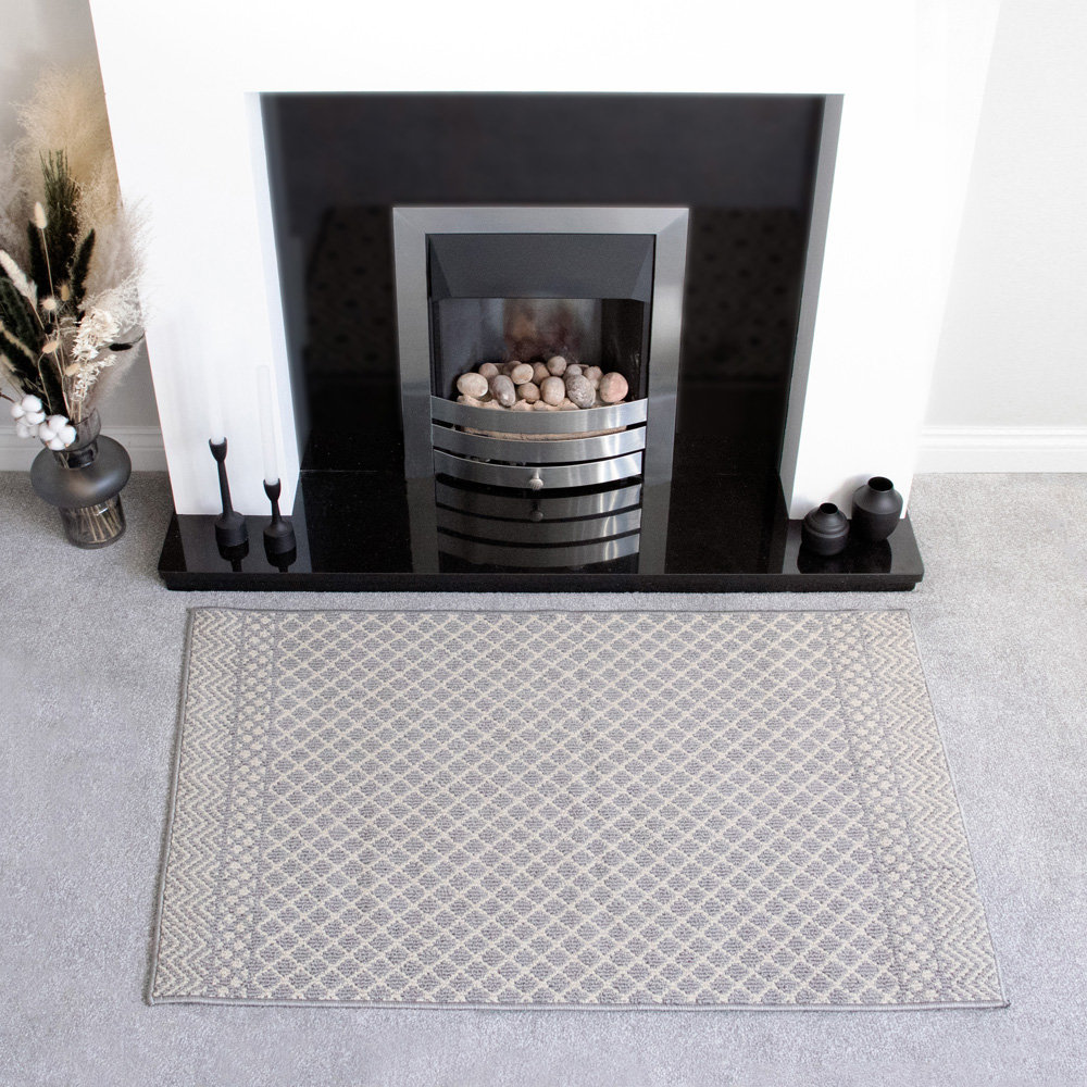 Non-Slip Geometric Indoor Doormat