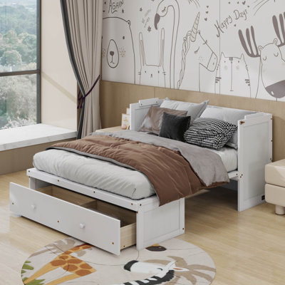 Queen Murphy Bed With USB And Drawer