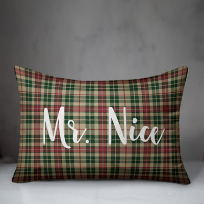 Plaid Throw Pillow