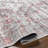 Sabrina Light Gray Machine Washable Area Rug-656136836