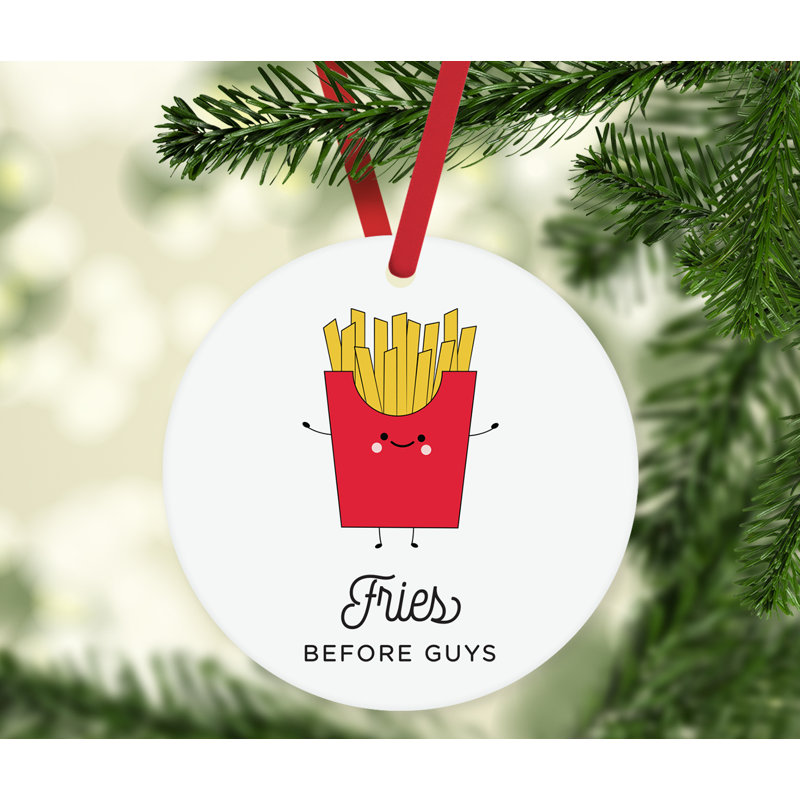 Ornement amusant en forme de jeu de frites