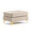Canapé Chesterfield modulaire 3 places avec capitonnage à boutons fait à la main