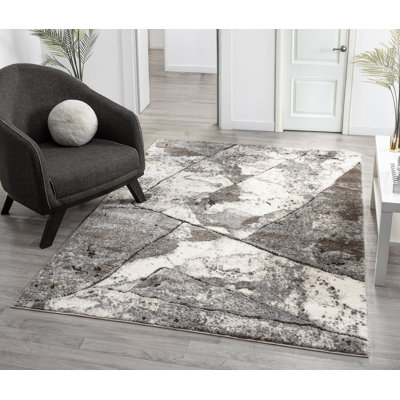Rectangle Abstract Area Rug