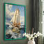 NAUTICAL Series CECLV - Impression encadrée de qualité supérieure - Prêt à accrocher - Aucun clou requis-1949284791-1949284684