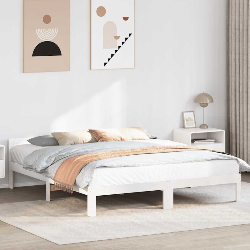 Ellijay Bed, 160cm W x 200cm L, White