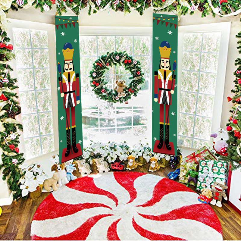 Ensemble de 2 bannières de décoration de Noël
