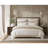 3 Pieces Duvet Cover Set,White+Beige-130474462