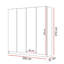 4 Door Manufactured Wood Wardrobe-13612455