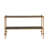 Gold Chiseled Console-Black Granite