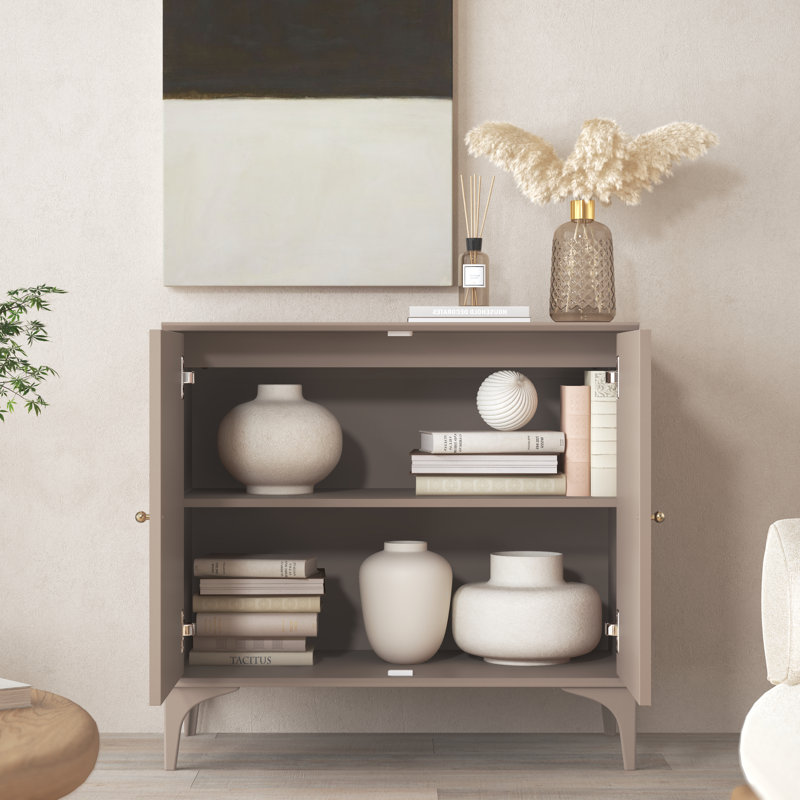 2 Door Sideboard, Warm Nude