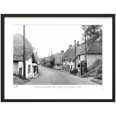 Upper Clatford, The Crook And Shears C1955 by Francis Frith - Single Picture Frame Print