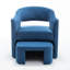 Fauteuil demi-tonneau avec repose-pieds Kyah-220945843