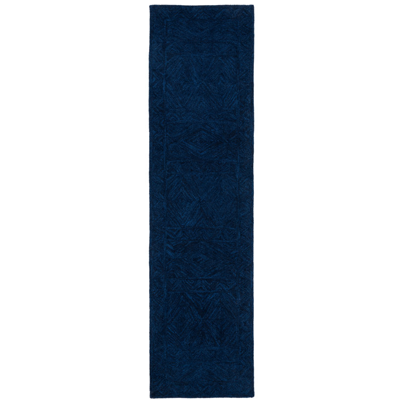 Tapis en laine et en coton touffeté à la main Altider Metro, Tapis de couloir 2 pi 3 po x 9 pi