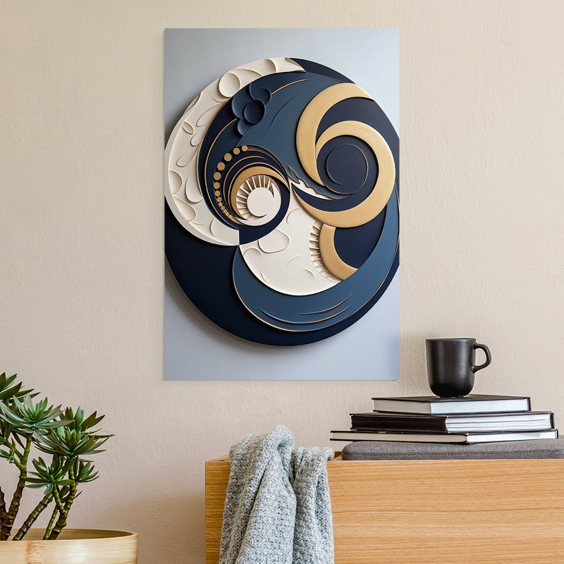 ABSTRACT Series DLV - Impression sur toile seulement - NON-CADRE, H 60 po x l 40 po