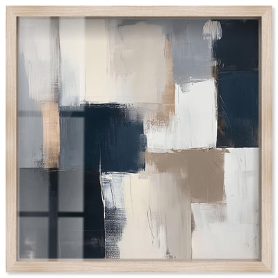 «Blue Mood Profondeur III», art mural bleu par Art Remedy