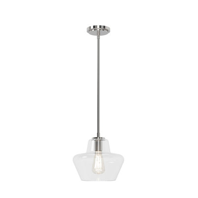 Carlissa 1-Light 9.75” Wide Pendant