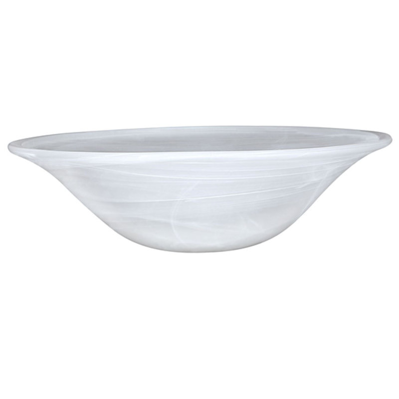 Abat-jour d'intérieur en verre 15 "
