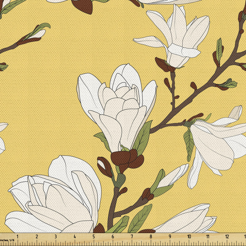 Tissu floral Ambesonne, l 36 po x L 360 po