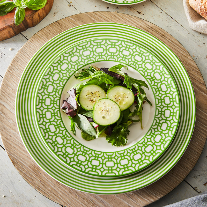 Newport Green Porcelain Dinner Plate