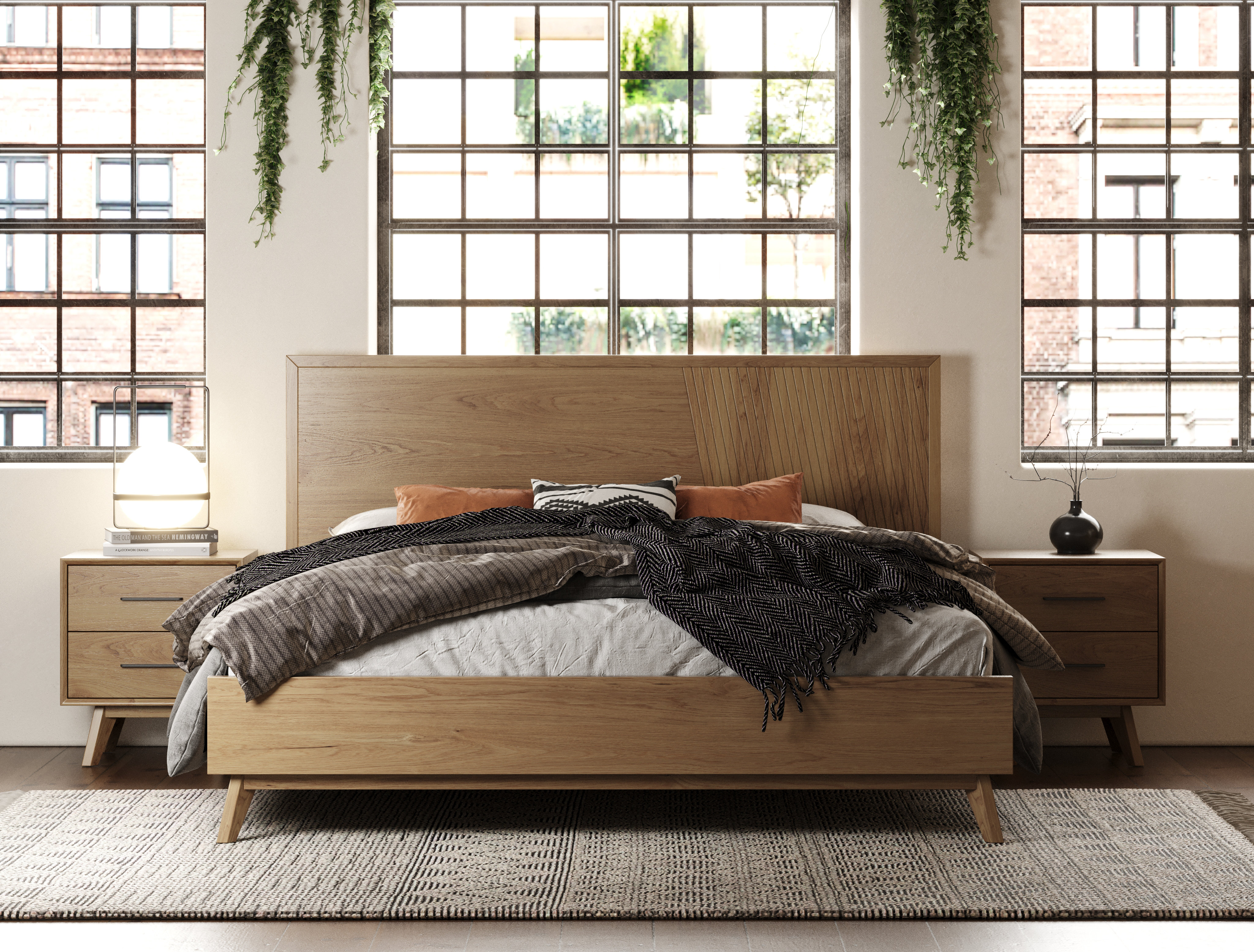 Mercury Row® Weisberg Solid Wood Bed & Reviews | Wayfair