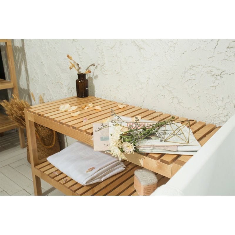 Agatie Solid Wood Bathroom Shelves