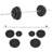 VidaXL Barbell Set 66.1 lb