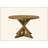 Weathered Oak Finish Dining Table