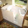 Tucson 60'' x 30'' Walk-in Fiberglass Bathtub with Faucet