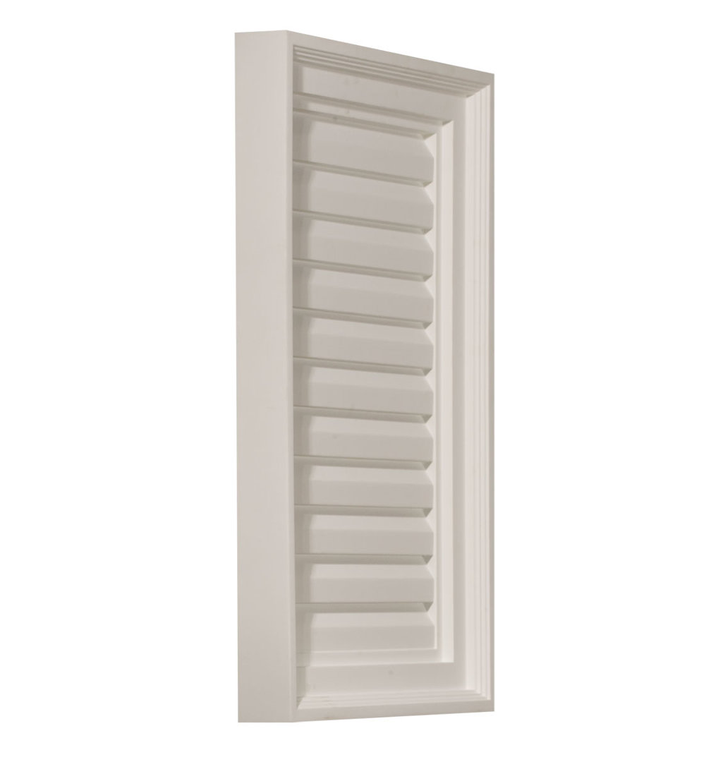 Vertical Gable Vent Louver, Non-Functional Ekena Millwork