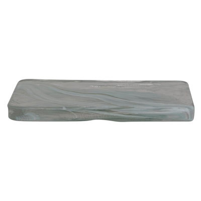 Handcrafted Art Glass Rectangle Tray