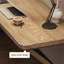 Bureau en bois massif en L Burlywood-1352923561-1352923564