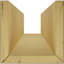 Poutre de plafond 3 côtés en faux bois Endurathane Rough Cedar (poutre en U)-96270154-105323834-105323858