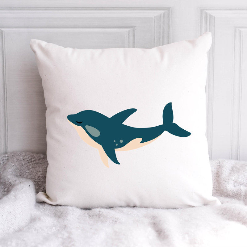 Nautical Sea Life_161 - Coussin décoratif avec coussin décoratif, H 20 po x l 20 po